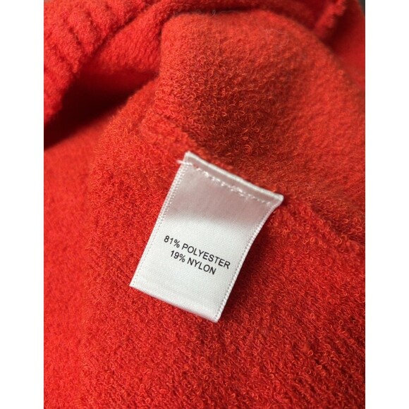 Rachel Zoe Red Sweater Cardigan Size S Silver Buttons - Picture 5 of 5